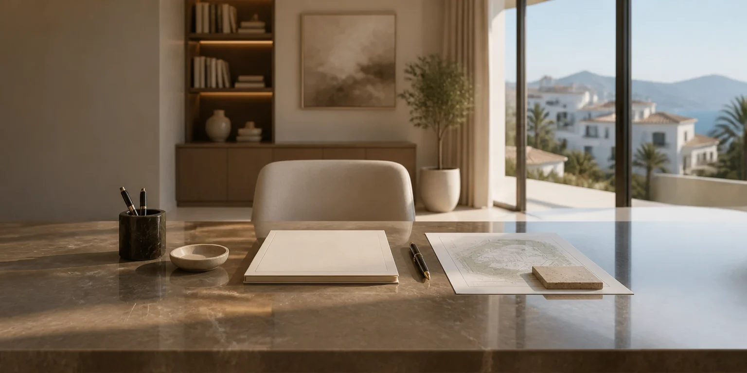 International buyer meeting a property lawyer in Marbella